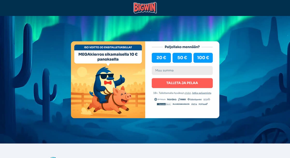 Bigwin kasino arvostelu