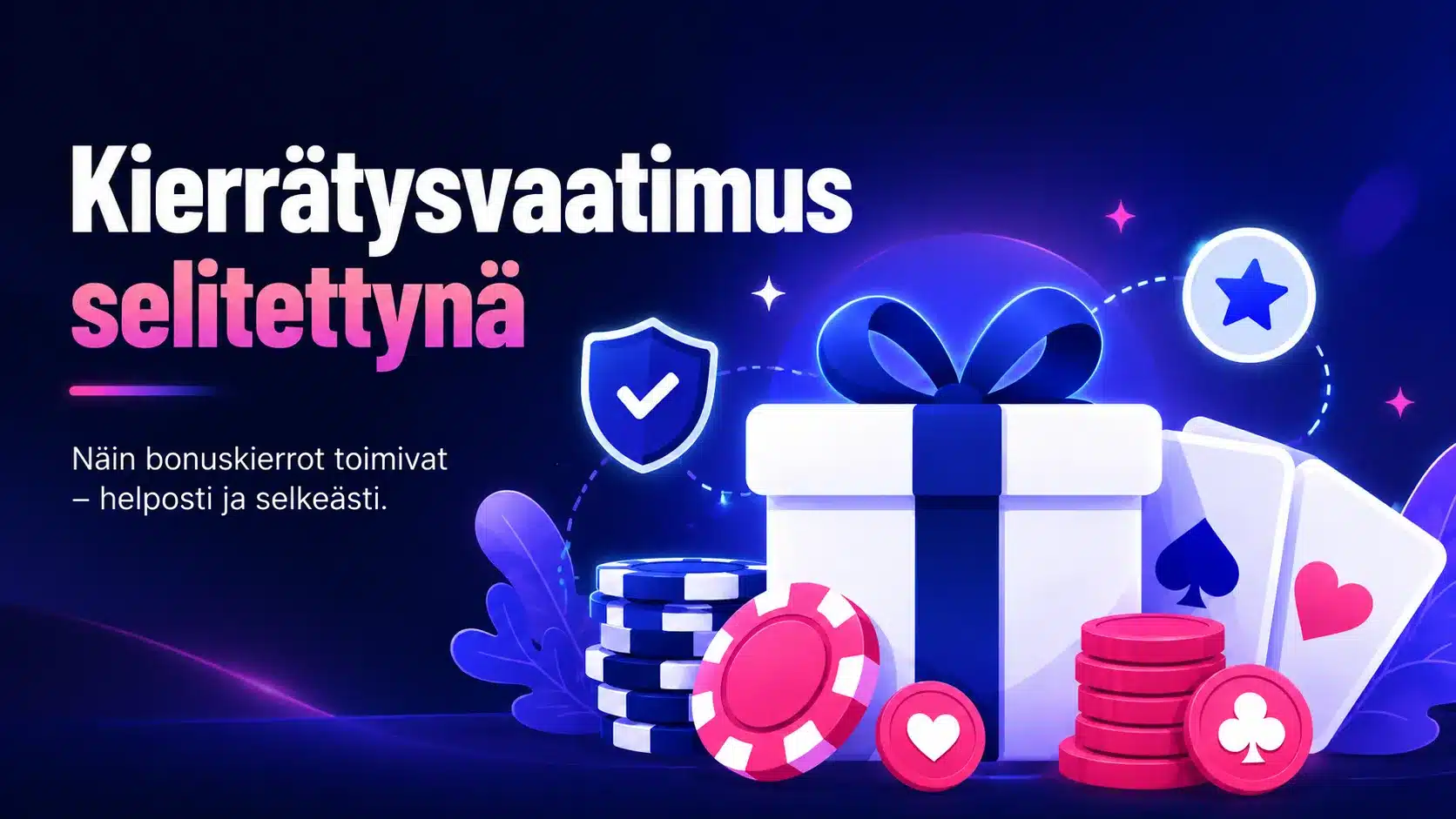 Kierrätysvaatimus selitettynä kasinobonuksen ehdoissa